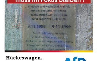 Ein Symbol für 45 Jahre Sozialismus.