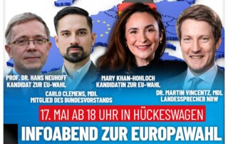 EU Wahlkampf Auftaktveranstaltung