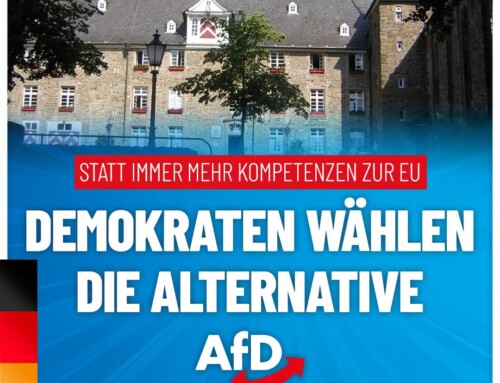 Wahre Demokraten wählen AfD.