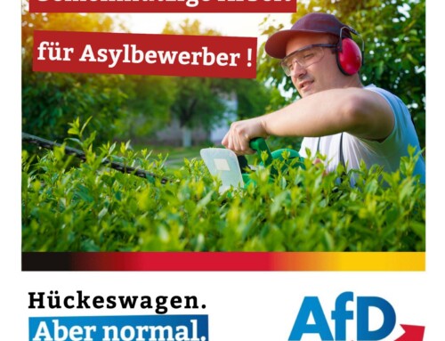 Asylbewerber als Arbeitskräfte für die Stadt Hückeswagen