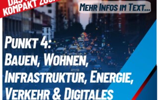 Bundestagswahlprogramm der AfD - Bauen, Energie, Wohnen, Infrastruktur,Verkehr und Digitales