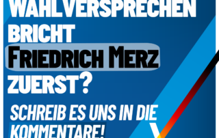 merz fällt um nach der Bundestagswahl