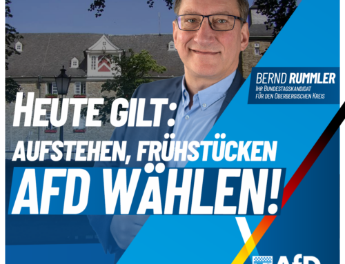 Heute entscheidet sich Deutschlands Zukunft! 🇩🇪✊ Wählt AfD für ein sicheres und starkes Deutschland!