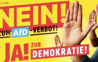 Nein zum AfD Verbot