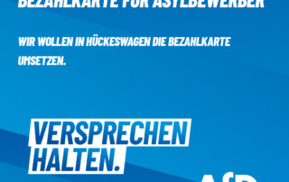 Bezahlkarte für Asylbewerber