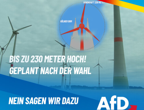 Nein zu 230 Meter hohen Windkrafträdern in Hückeswagen!