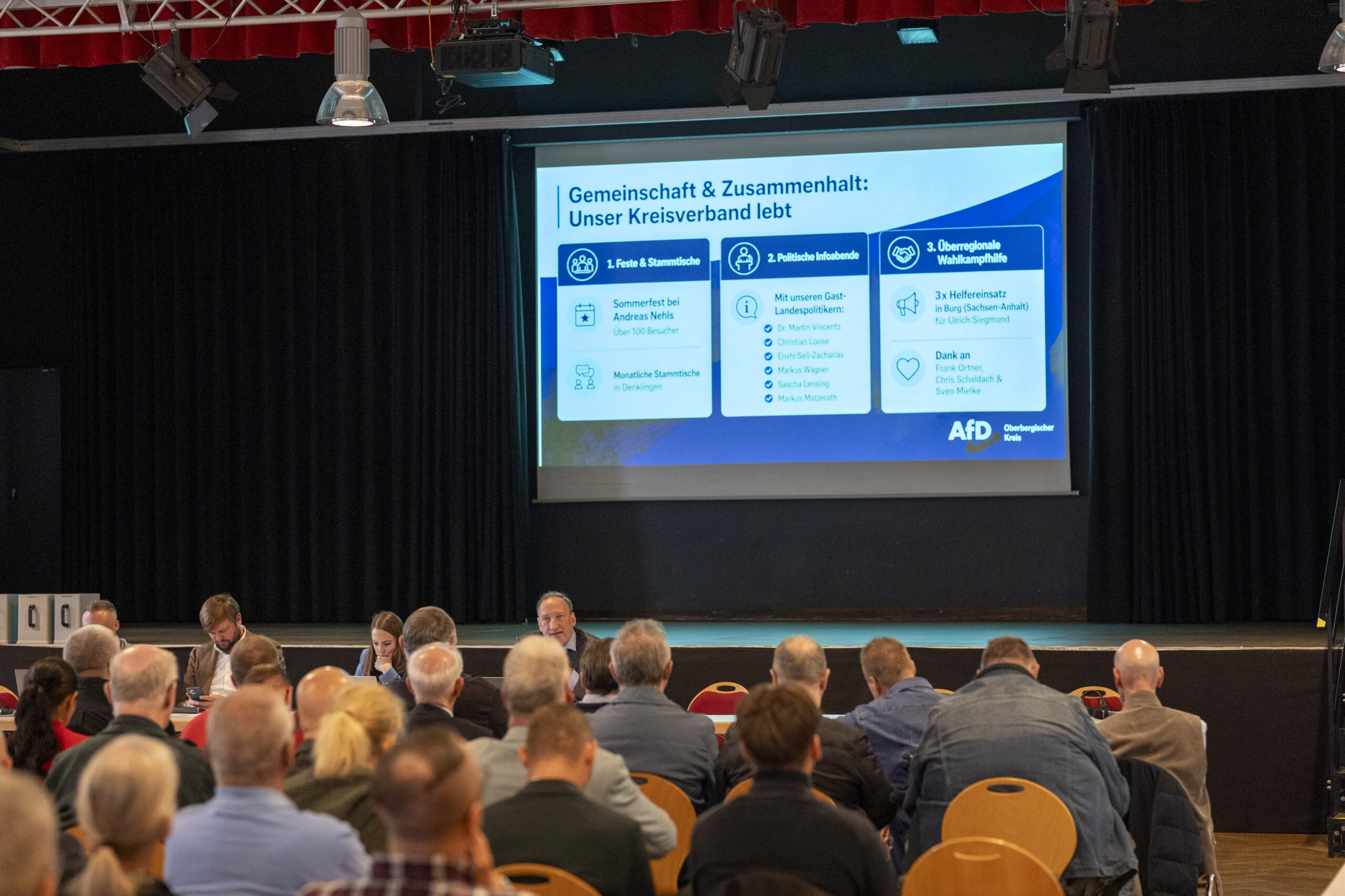 Impressionen AfD Kreisparteitag 2026 in Bergneustadt